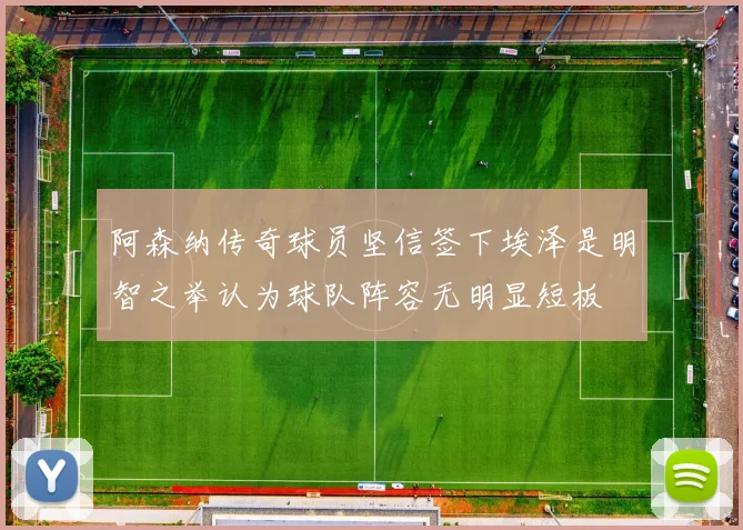 阿森纳传奇球员坚信签下埃泽是明智之举认为球队阵容无明显短板